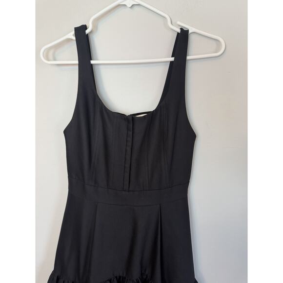 ALICE & OLIVIA Diana High Low Black Dress Sz 0 NEW $489 - Picture 5 of 16